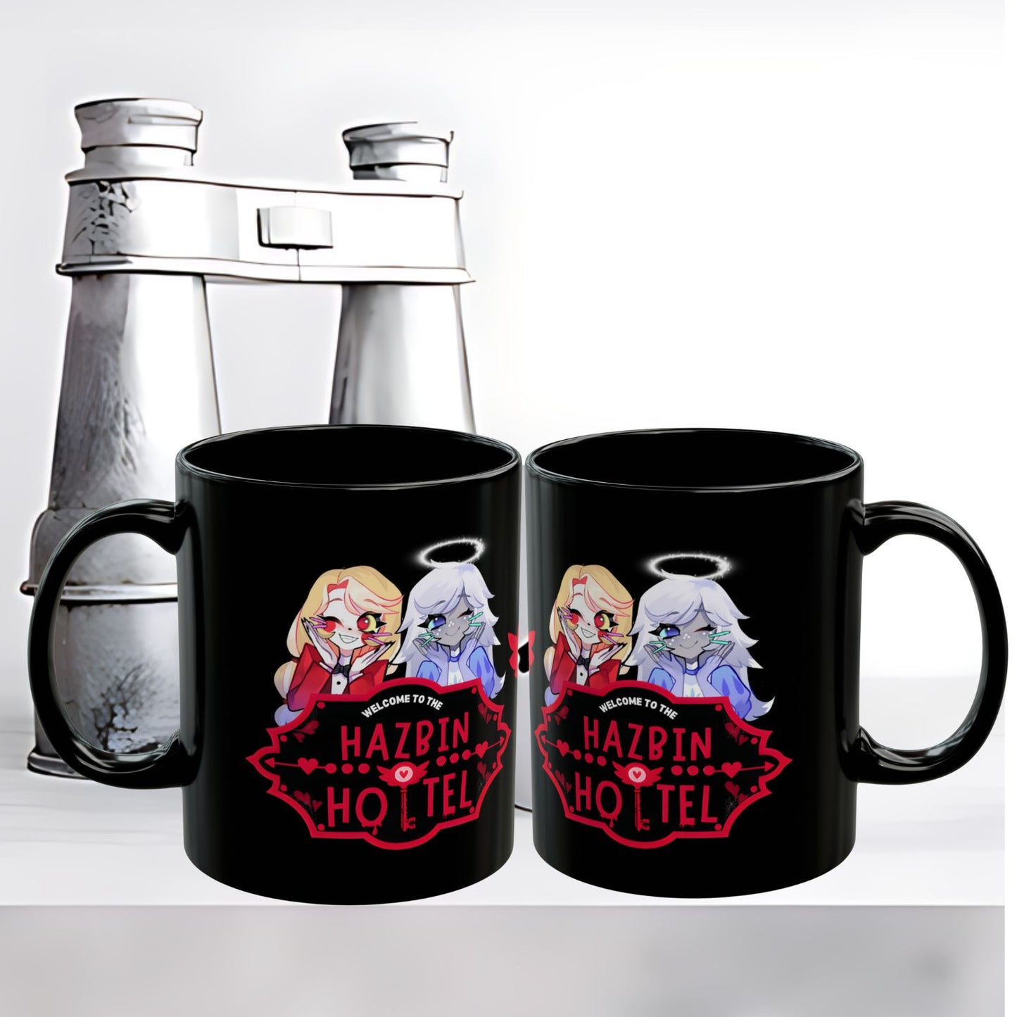 Hazbin Hotel Charlie Morningstar and Emily Ceramic Mug