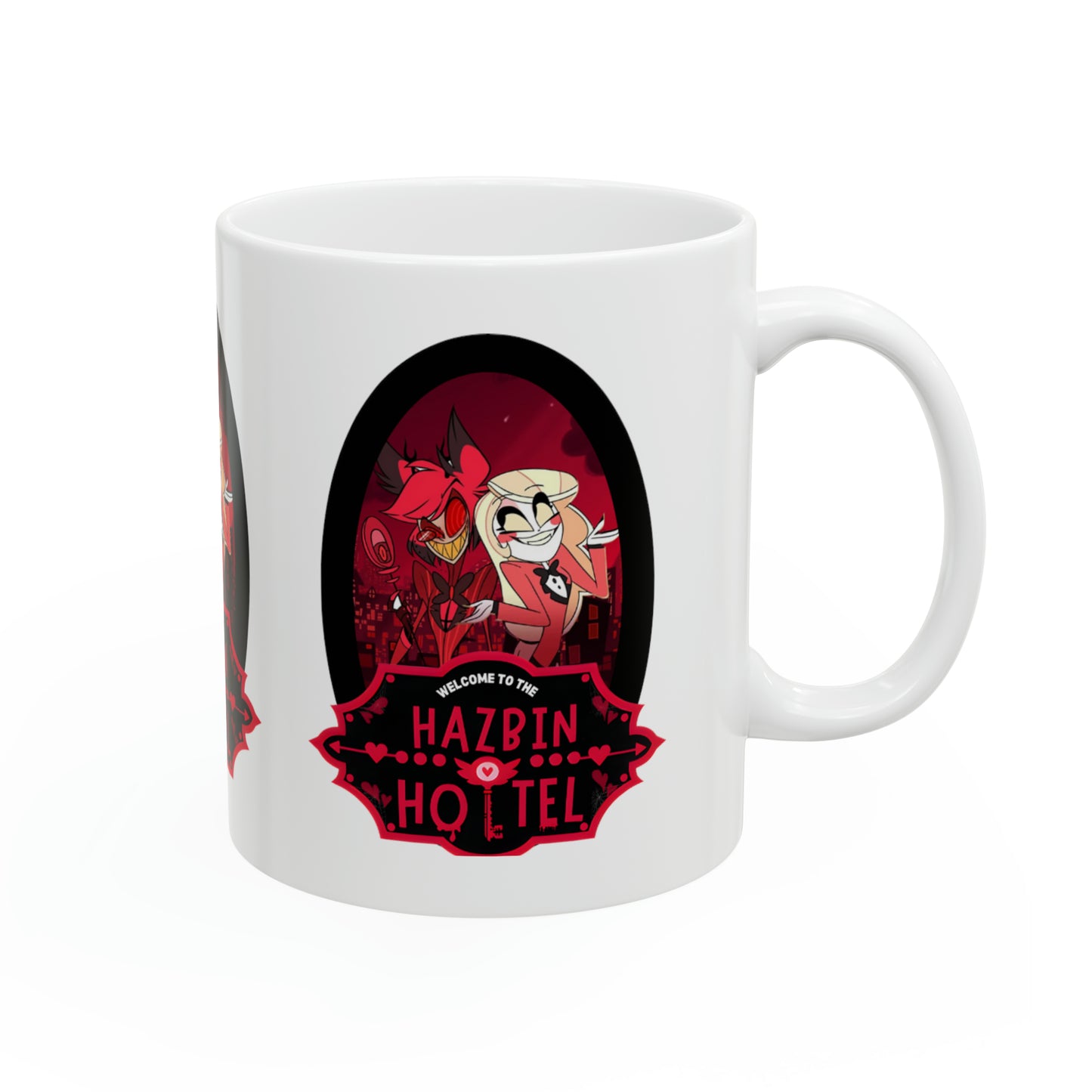 Alastor and Charlie Morningstar Coffee Mug | Welcome to the Hazbin Hotel Coffee Mug