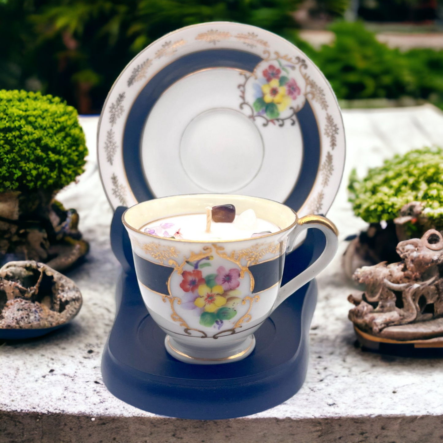 Japanese Kyota Vintage Teacup Candle