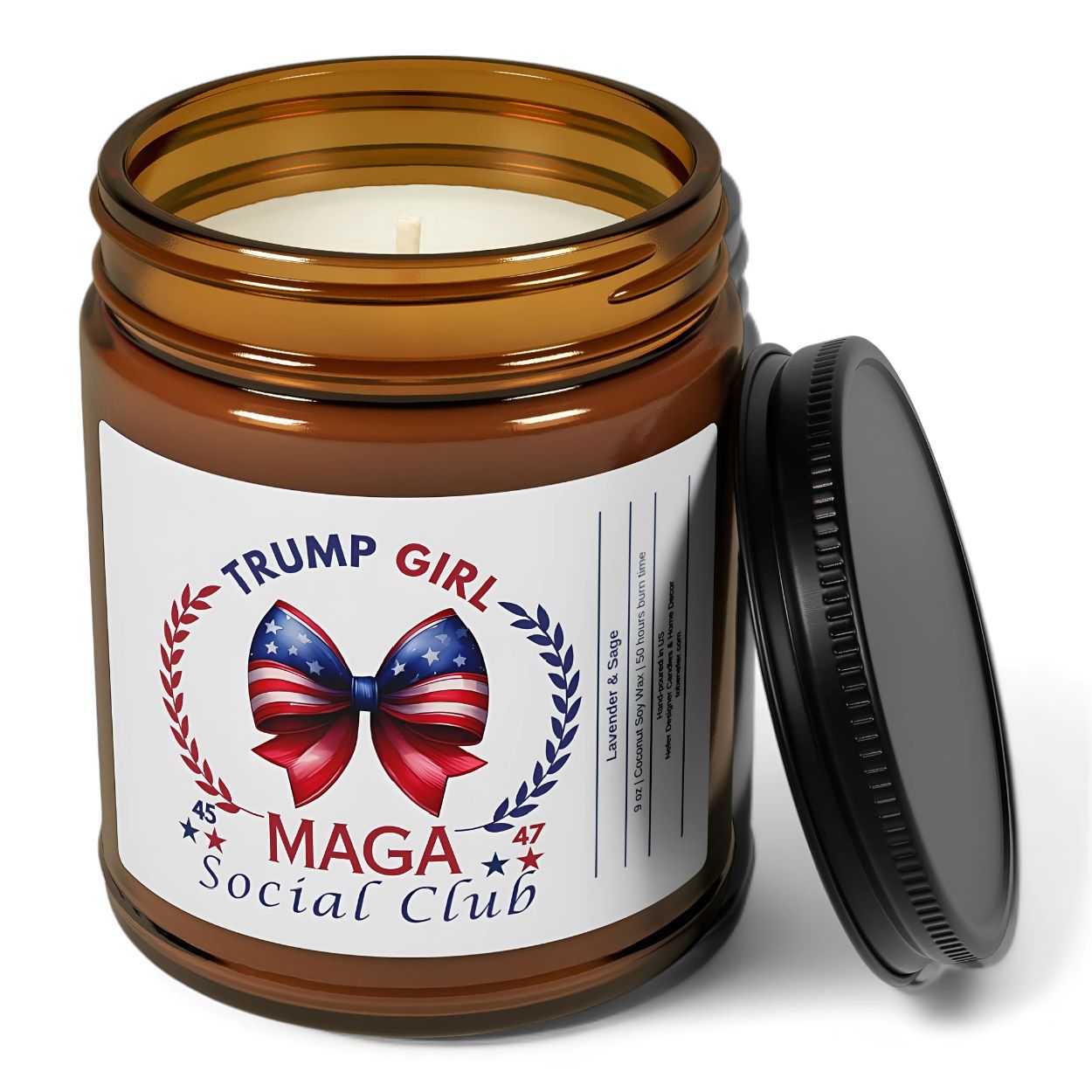 Trump Girl MAGA Social Club Candle | Election Candles