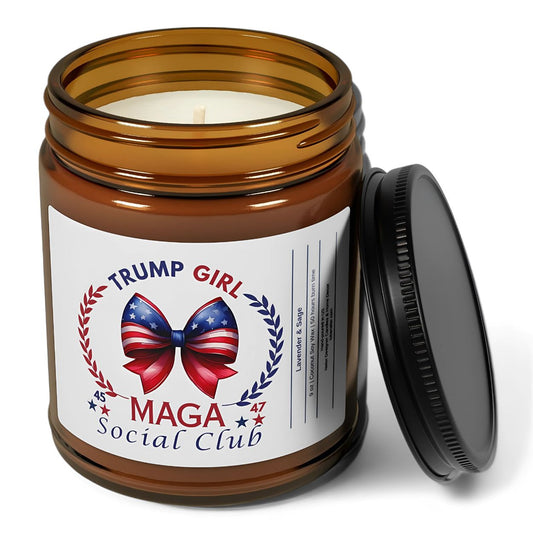 Trump Girl MAGA Social Club Candle | Election Candles