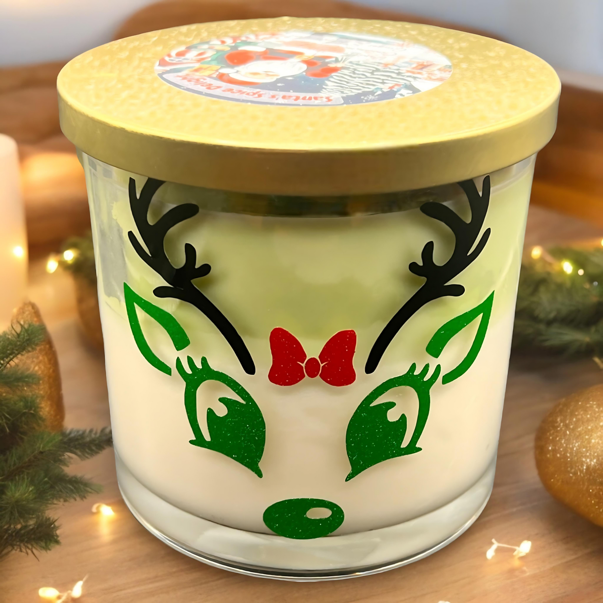 Santa's Spice Christmas Candle