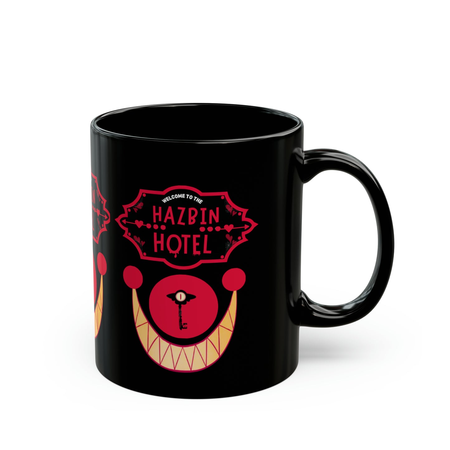 Welcome to the Hazbin Hotel Alastor Mug  | Hazbin Hotel Experience 11 oz Ceramic Mug | Gift for Anime Lovers