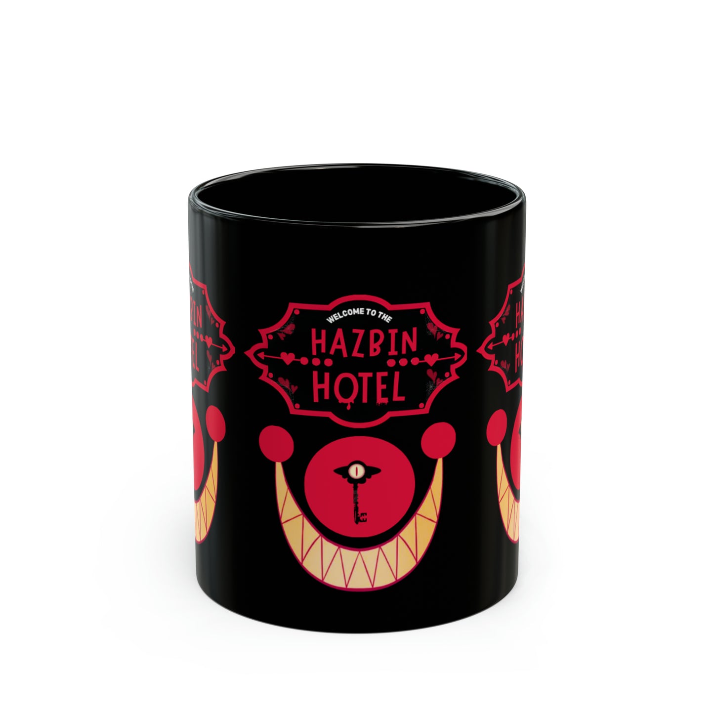 Welcome to the Hazbin Hotel Alastor Mug  | Hazbin Hotel Experience 11 oz Ceramic Mug | Gift for Anime Lovers