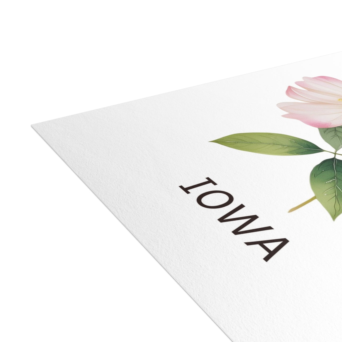 Iowa | Goldfinch & Prairie Rose | Home State Greeting Card