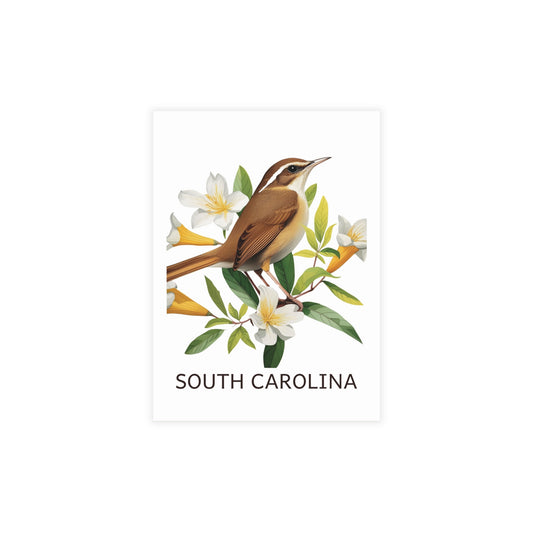 South Carolina | Wren & Jessamine Flowers | Home State Greeting Card