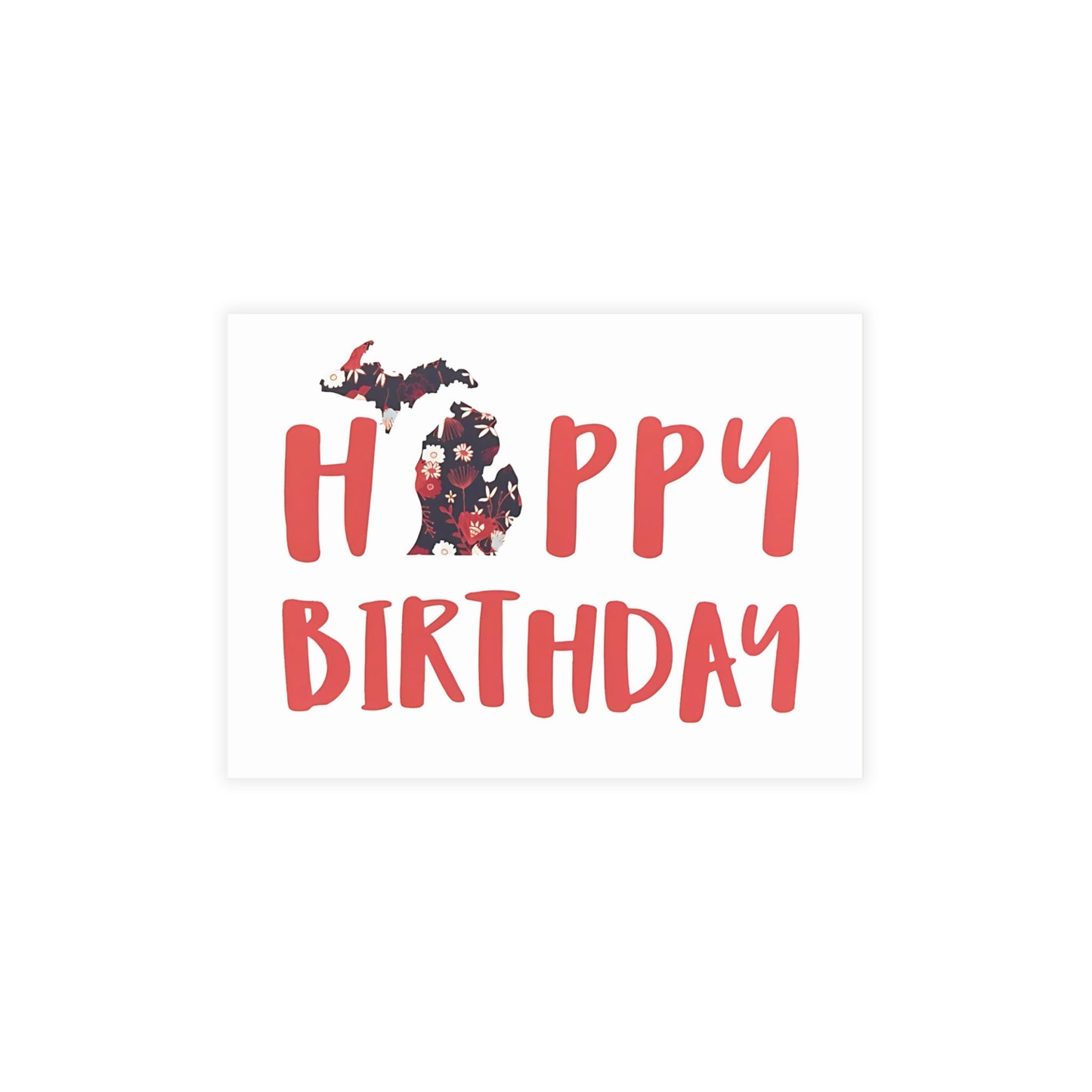 Wish You a Happy Birthday from Michigan | Homestate Greeting Card