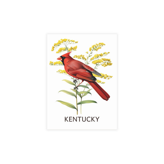 Kentucky | Red Cardinal & Goldenrod | Home State Greeting Card