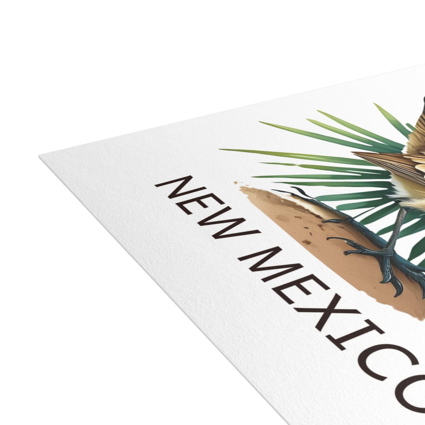 New Mexico | Roadrunner & Yucca Plants | Home State Greeting Card