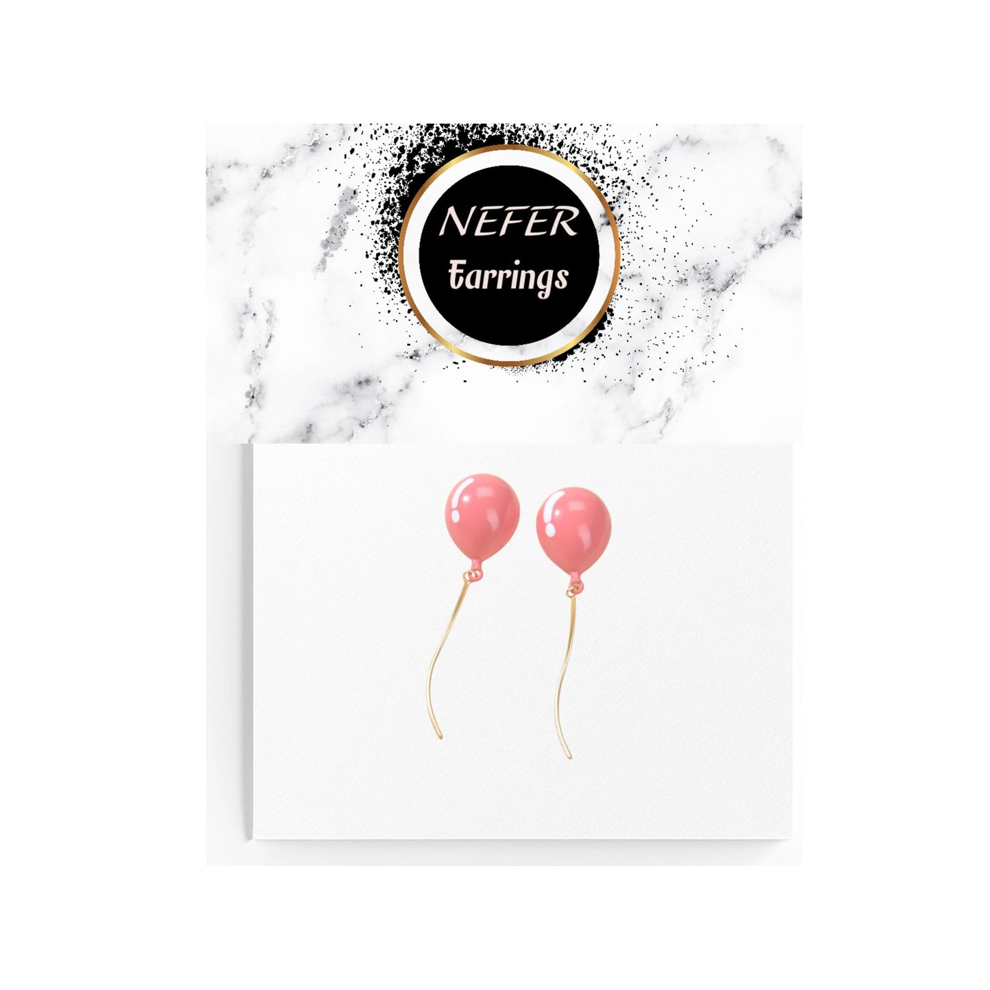 Balloon Drop Earring | Pink Lightweight Earrings