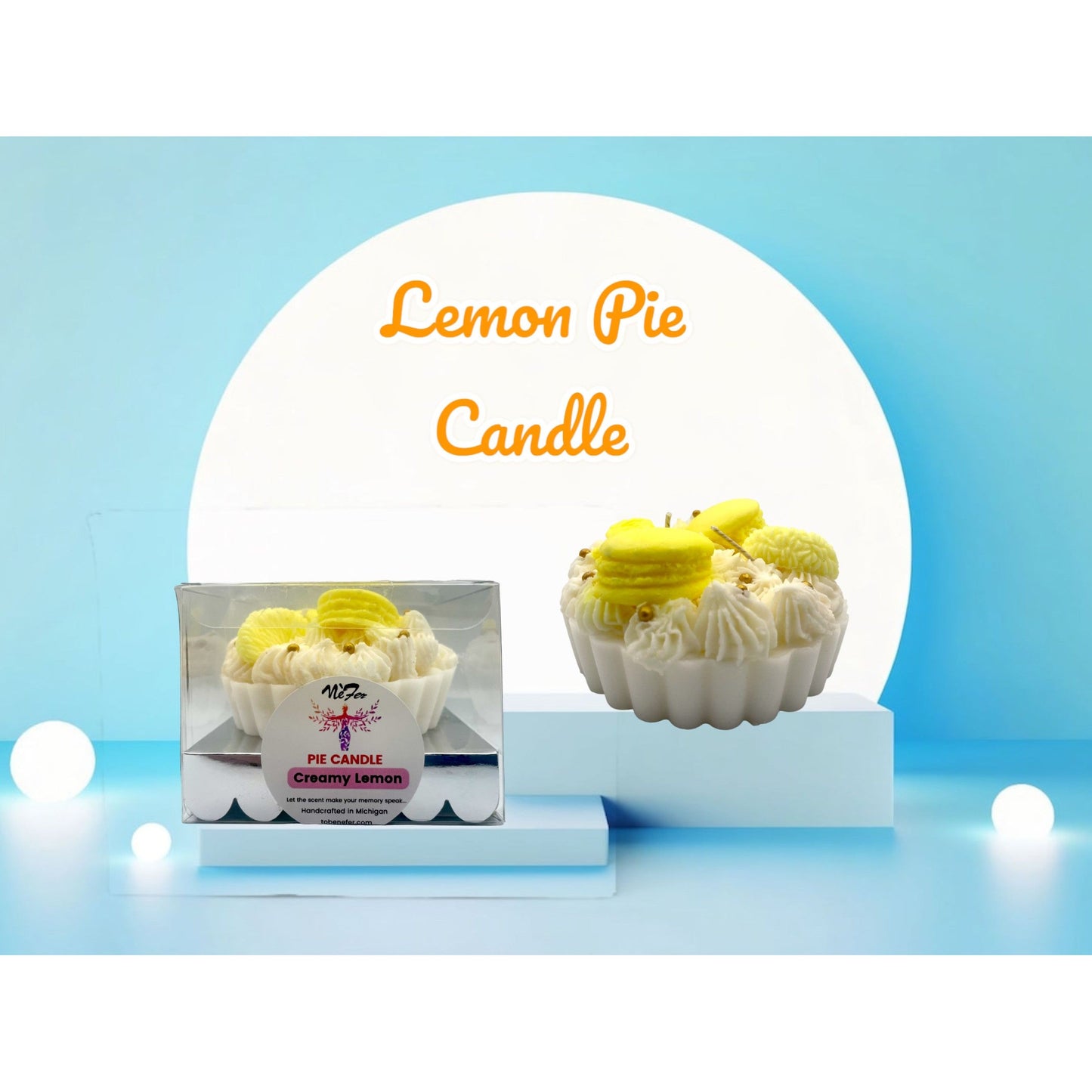 Creamy Lemon Pie Candle