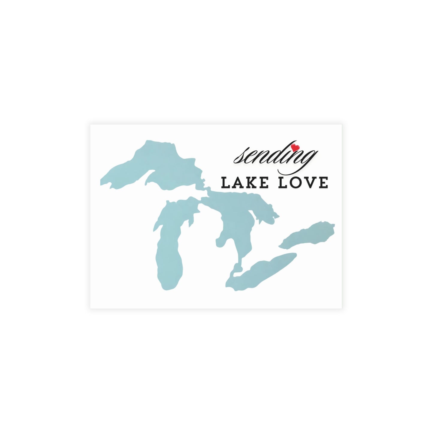 Sending Lake Love Michigan | Home State Greeting Card