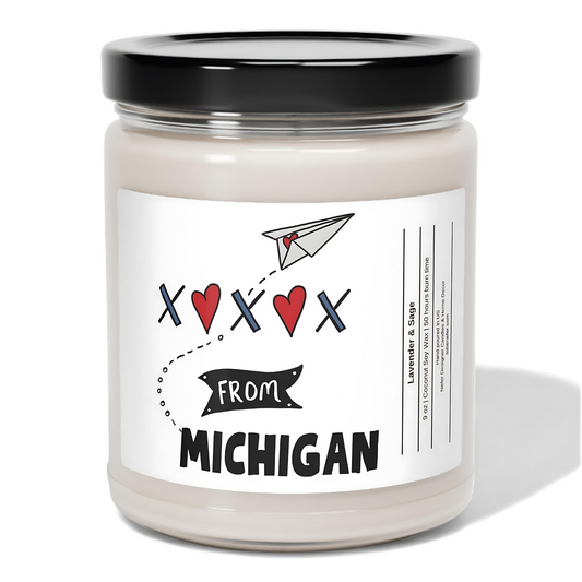 Love From Michigan | State Scented Candle