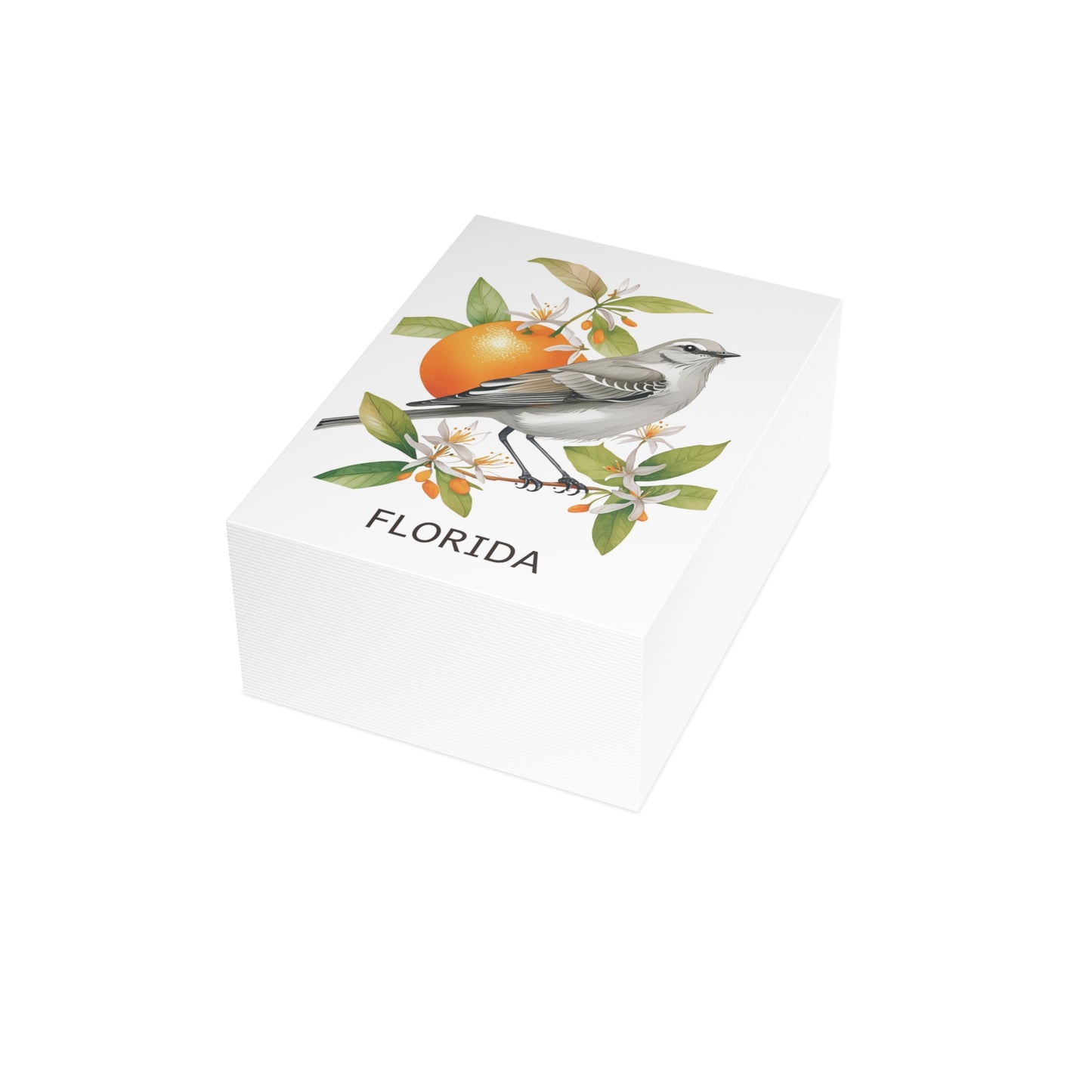 Florida | Mockingbird & Orange Blossoms | Home State Greeting Card