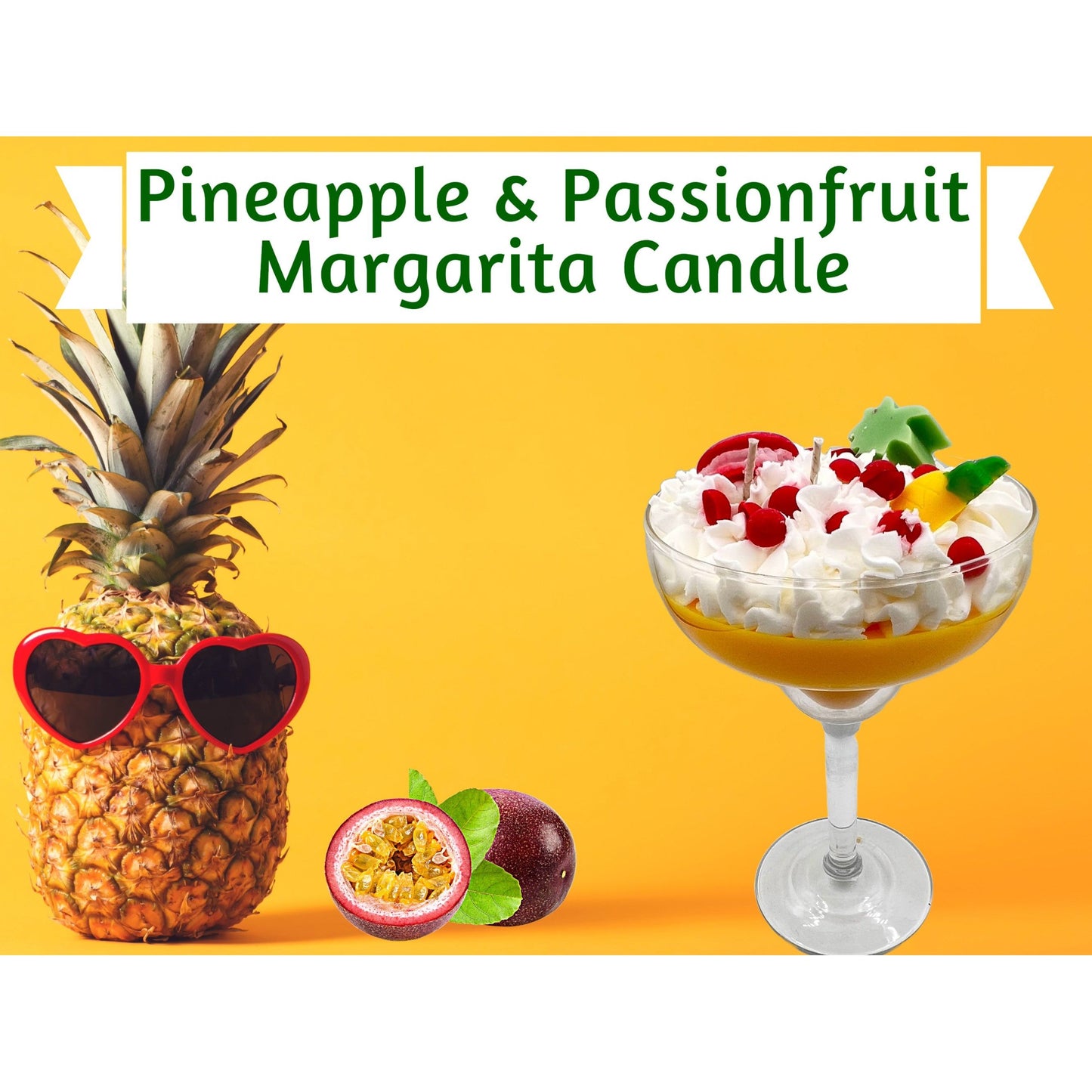 Pineapple & Passionfruit Margarita Candle