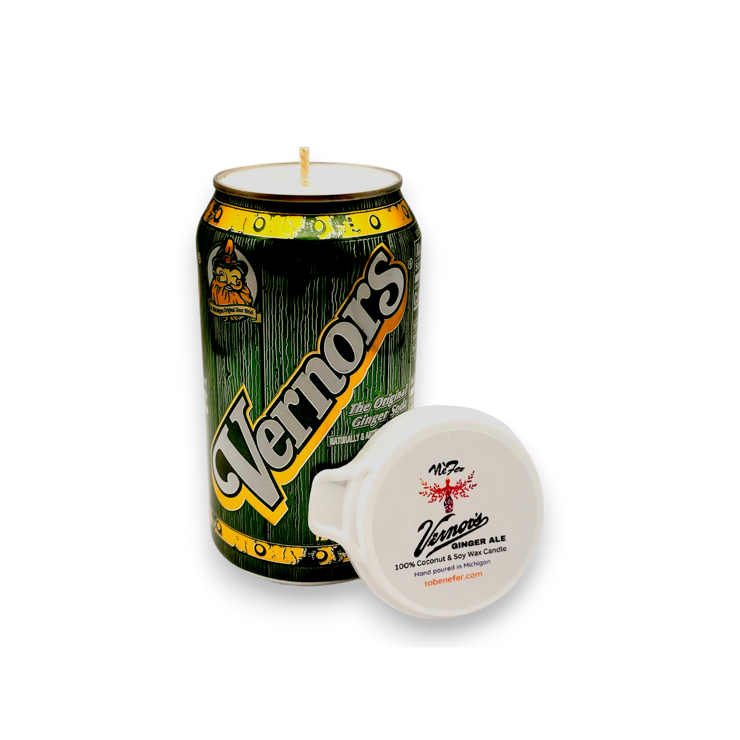 Vernors Ginger Soda Candle | 12 oz Can