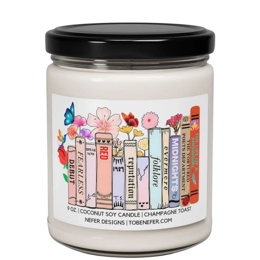 Albums as Books | Era by Era Soy Candle