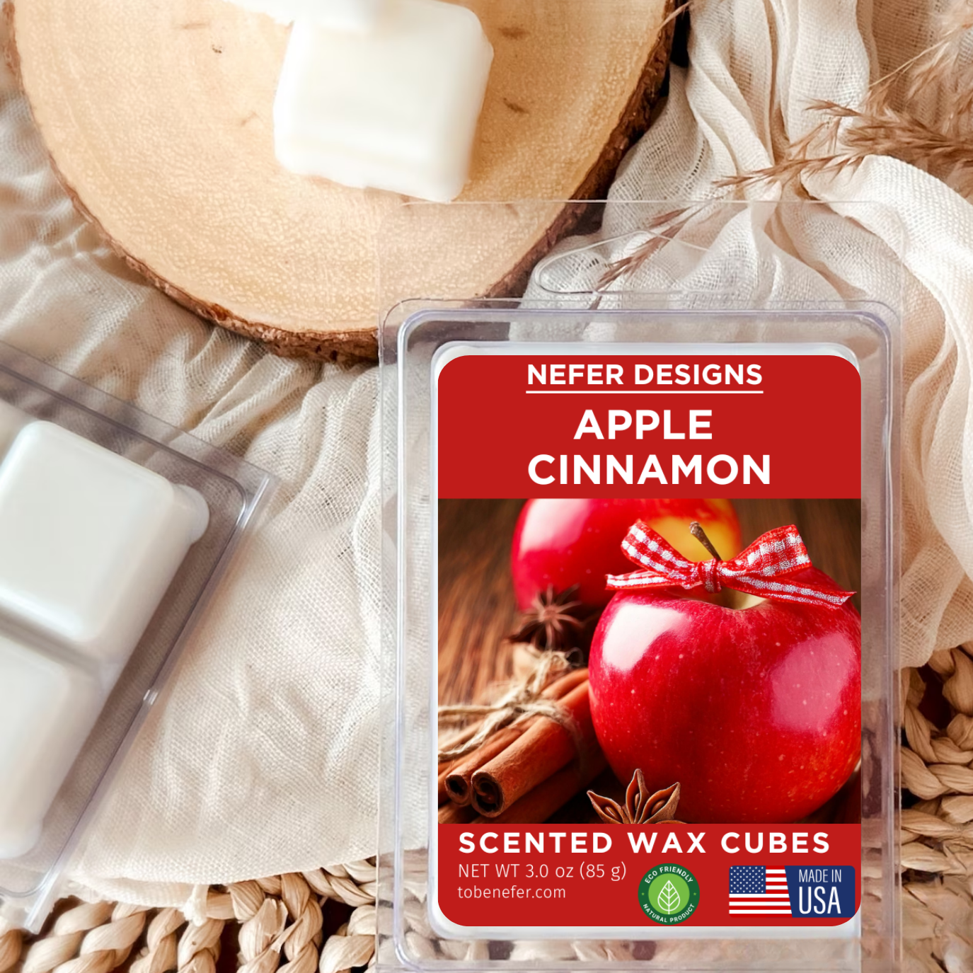 Apple Cinnamon Wax Melts | Organic & Boldly Scented