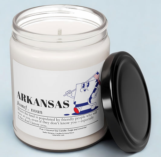 Arkansas | Dictionary Definition | State Scented Candle