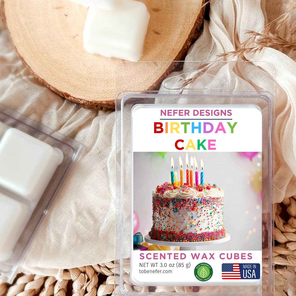 Birthday Cake Wax Melts | | Organic & Boldly Scented