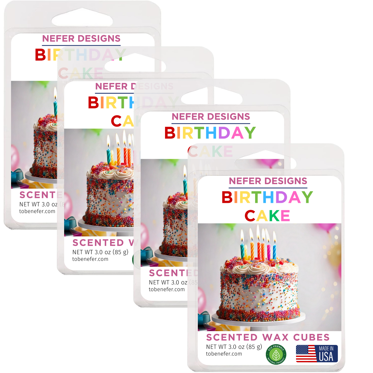 Birthday Cake Wax Melts | | Organic & Boldly Scented