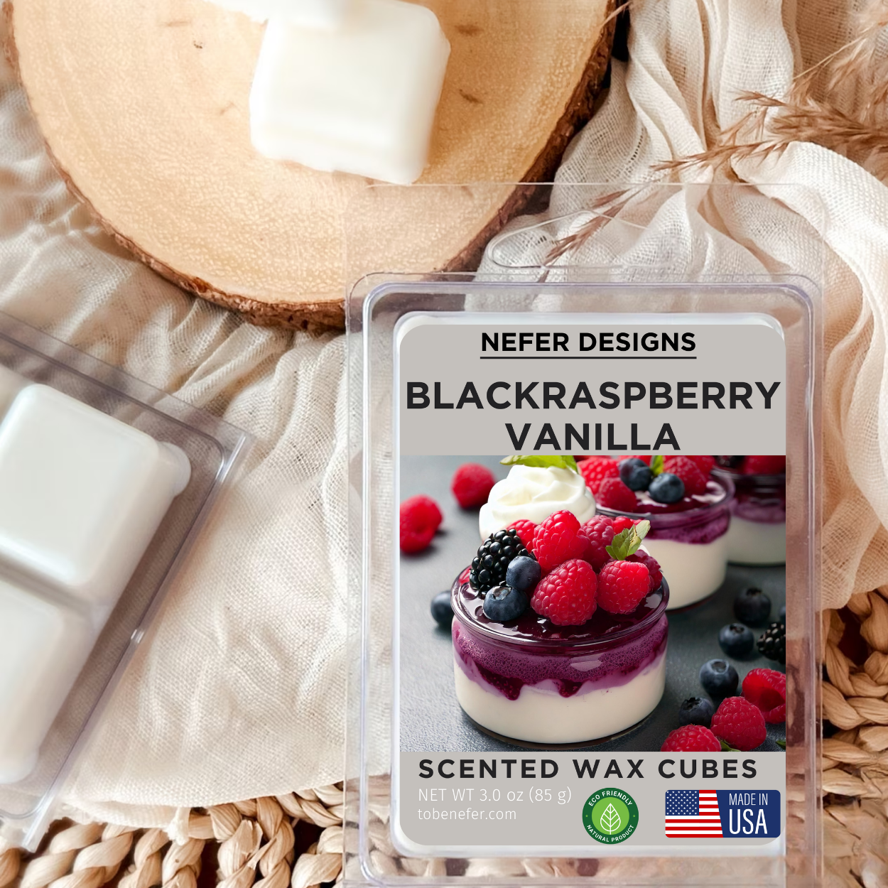 Black Raspberry and Vanilla Wax Melts | Organic & Boldly Scented