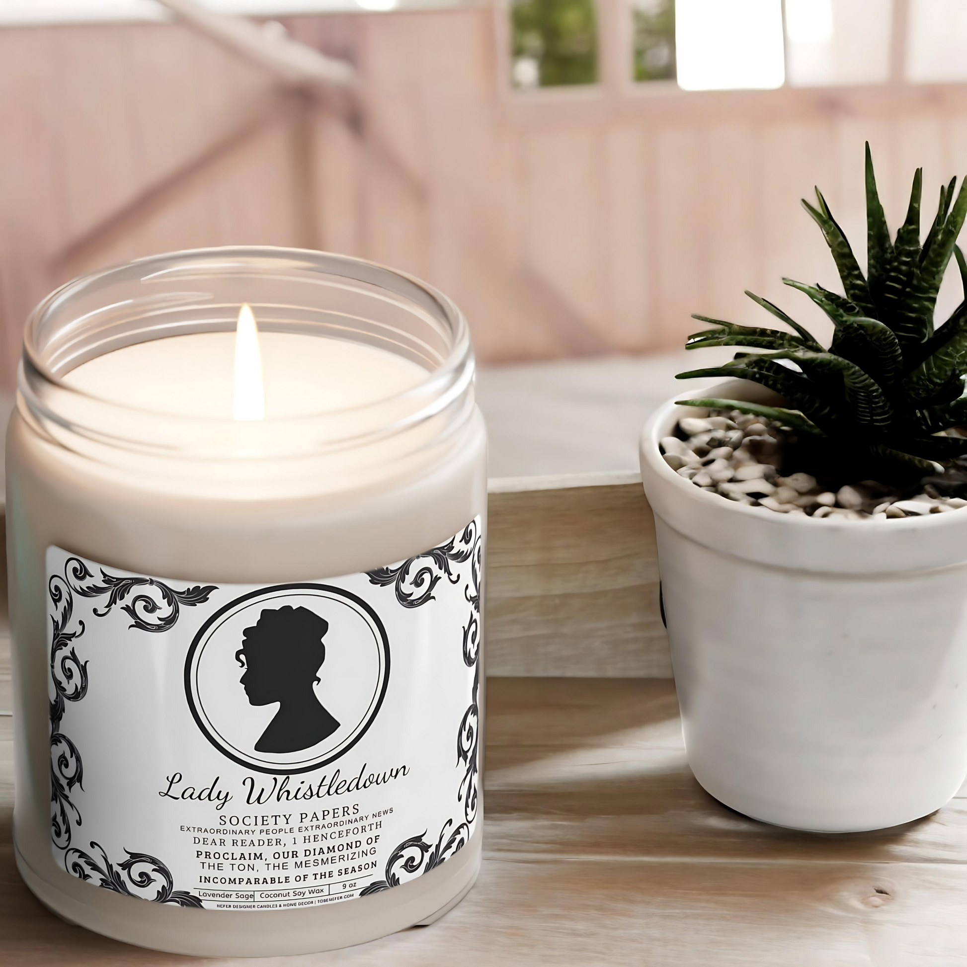 Bridgerton Society Papers Candle