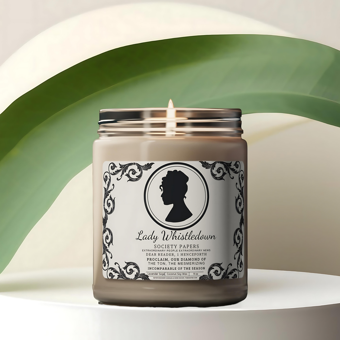 Bridgerton Society Papers Candle