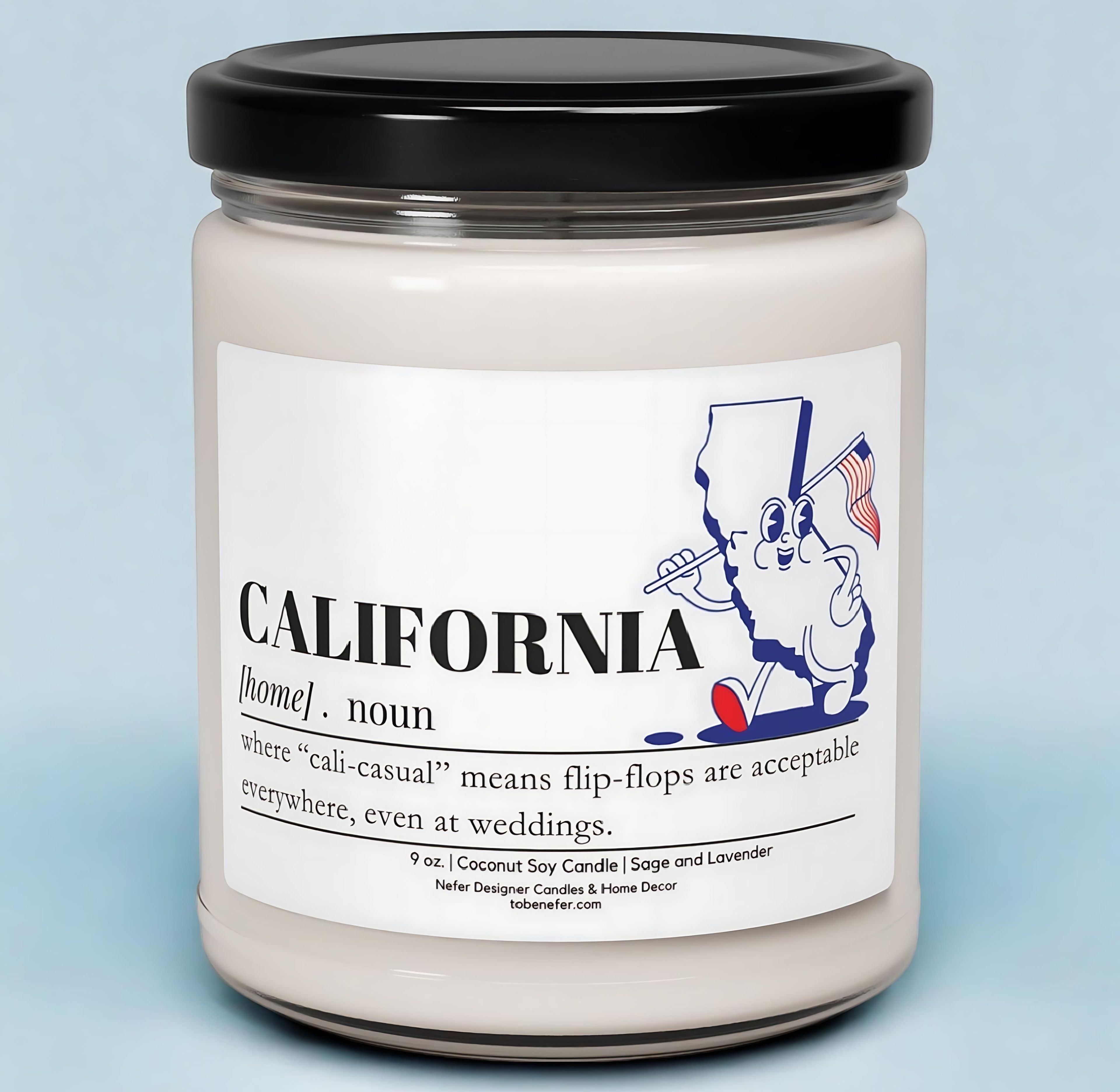 California | Dictionary Definition | State Scented Candle – Nefer ...