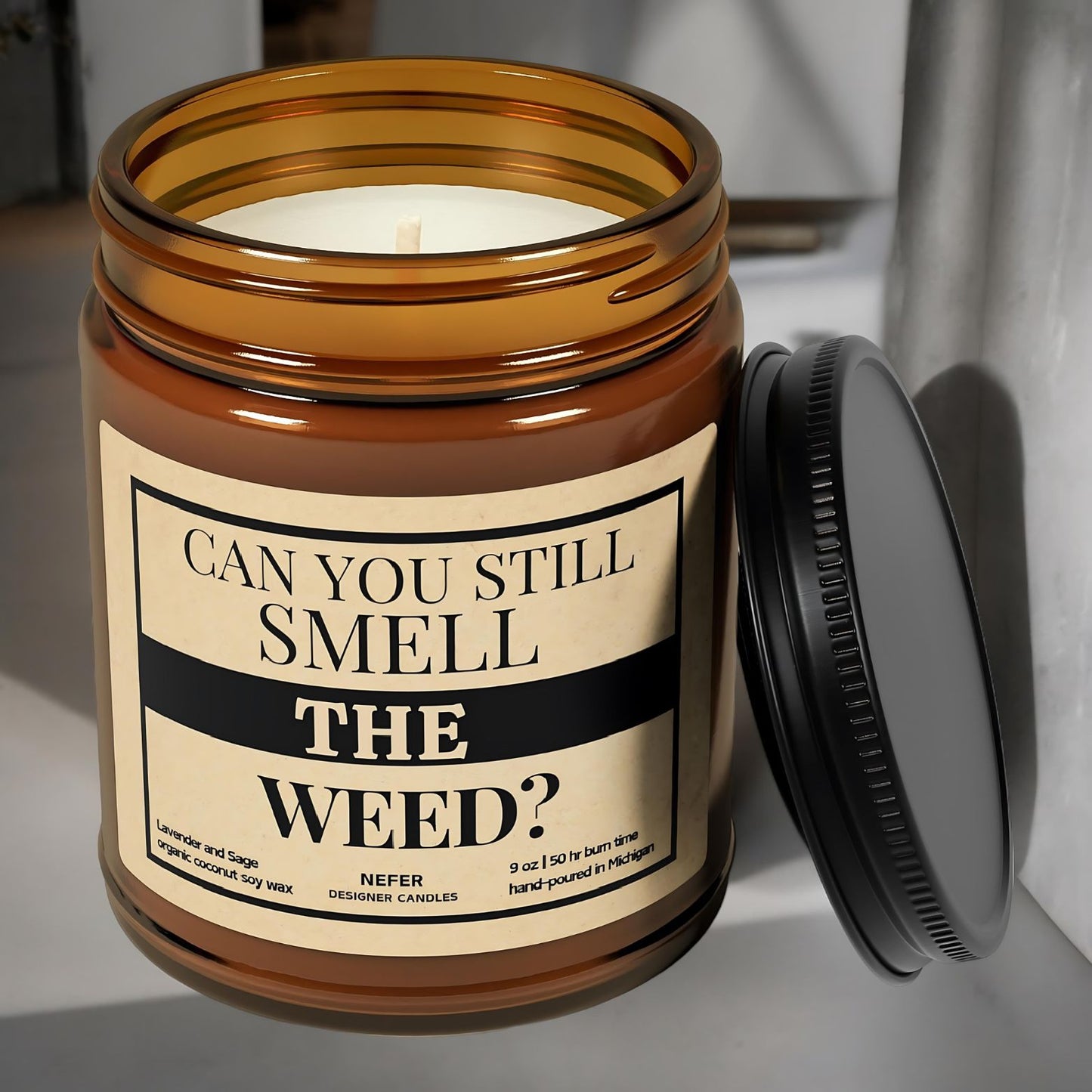 Can you still smell the weed candle