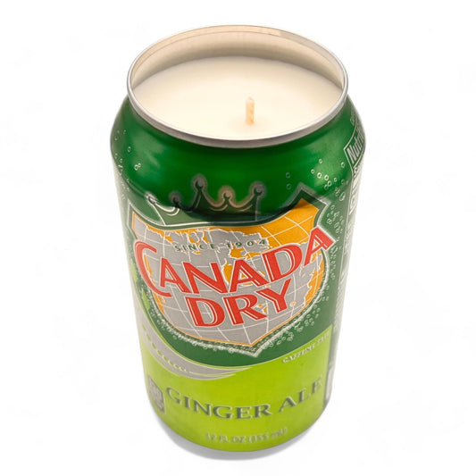 Canada Dry Ginger Ale Can Candle