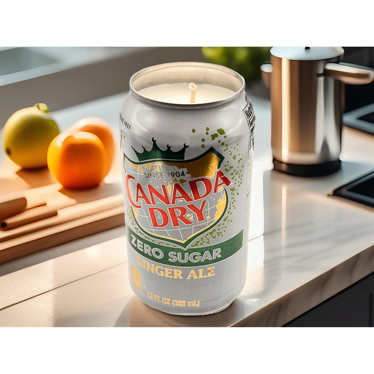 Canada Dry Zero Sugar Ginger Can Candle