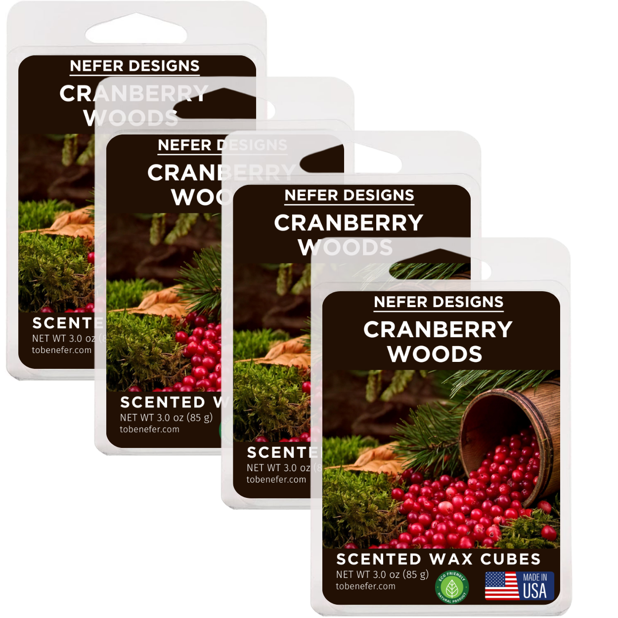 Cranberry Wax Melts | Organic & Boldly Scented