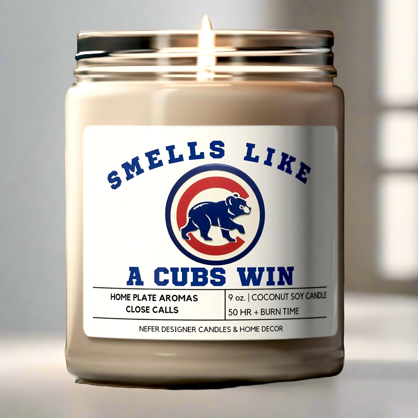 Smells Like a Chicago Cubs Win - Chicago Lucky Game Day Candle