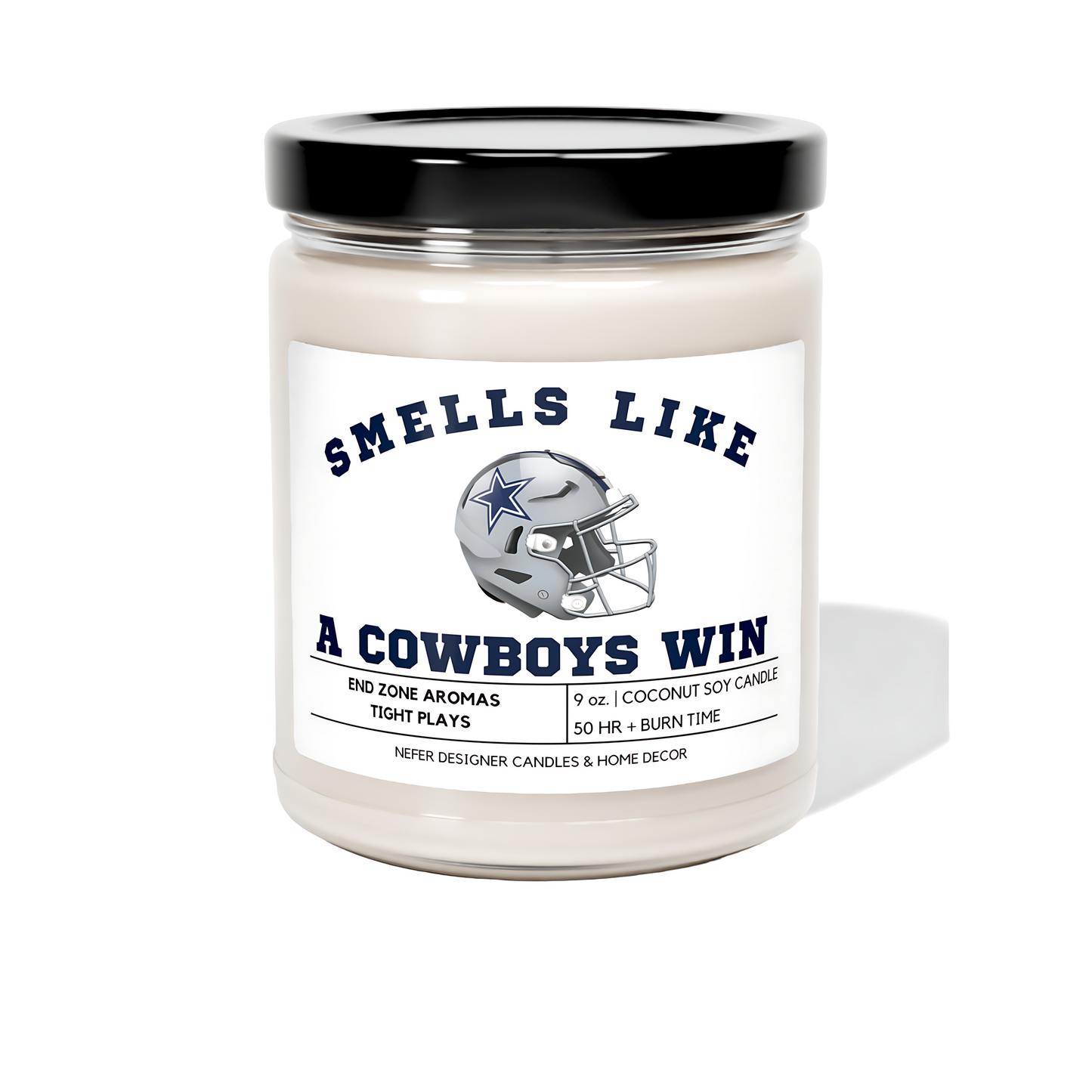 Smells Like a Dallas Cowboys Win - Dallas Lucky Game Day Candle