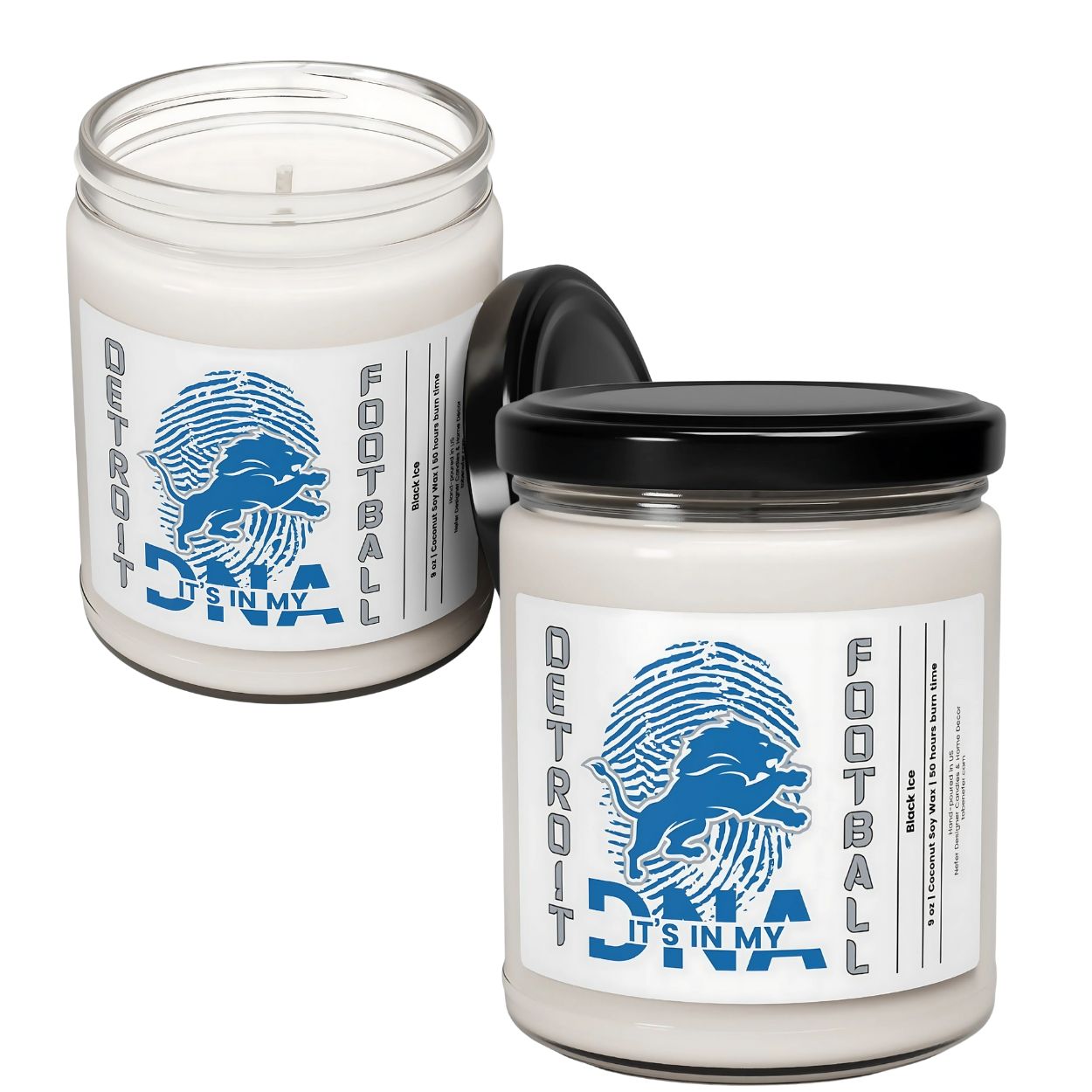 Detroit Lions Lucky Game Day Candle 4 