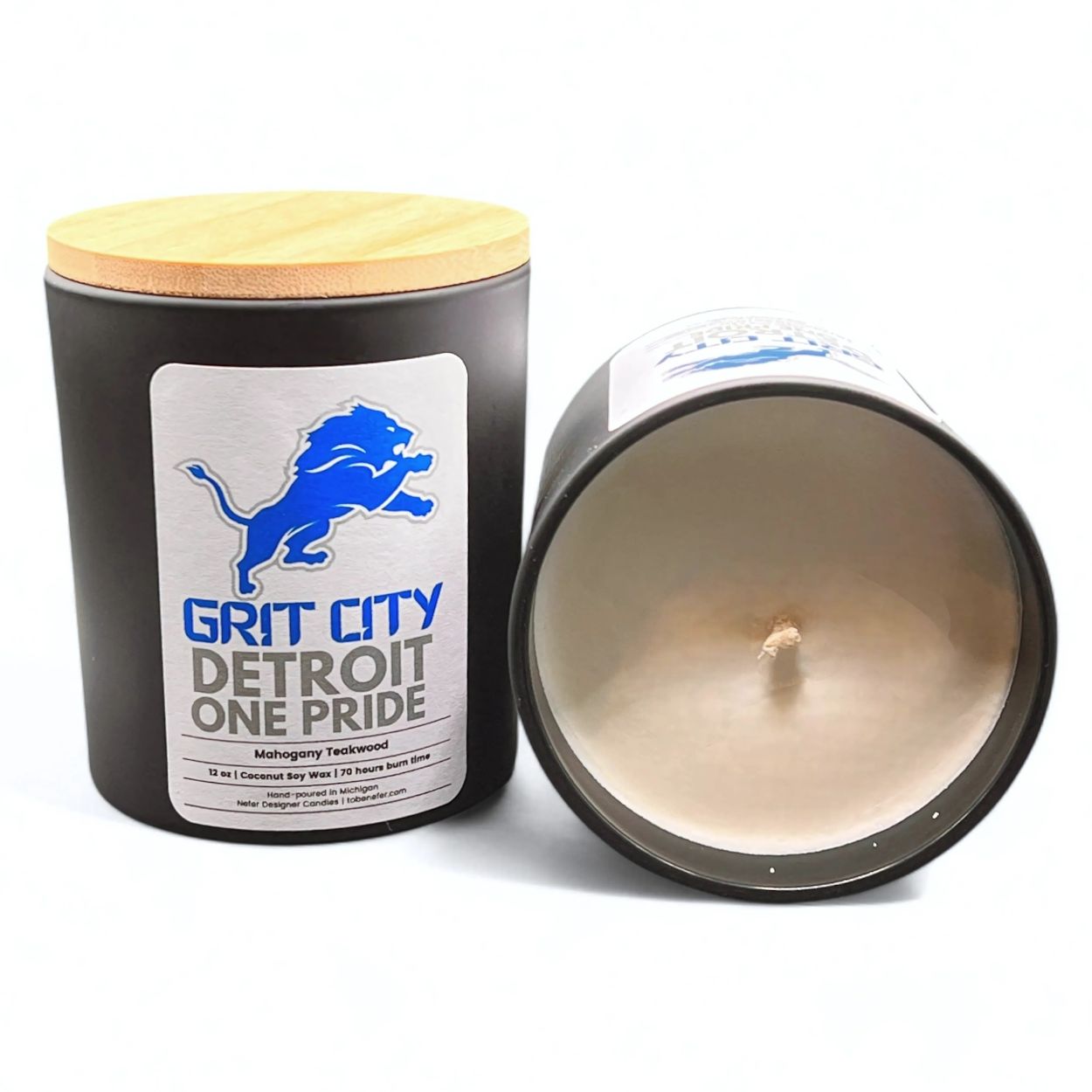 Detroit Lions Candle 4 