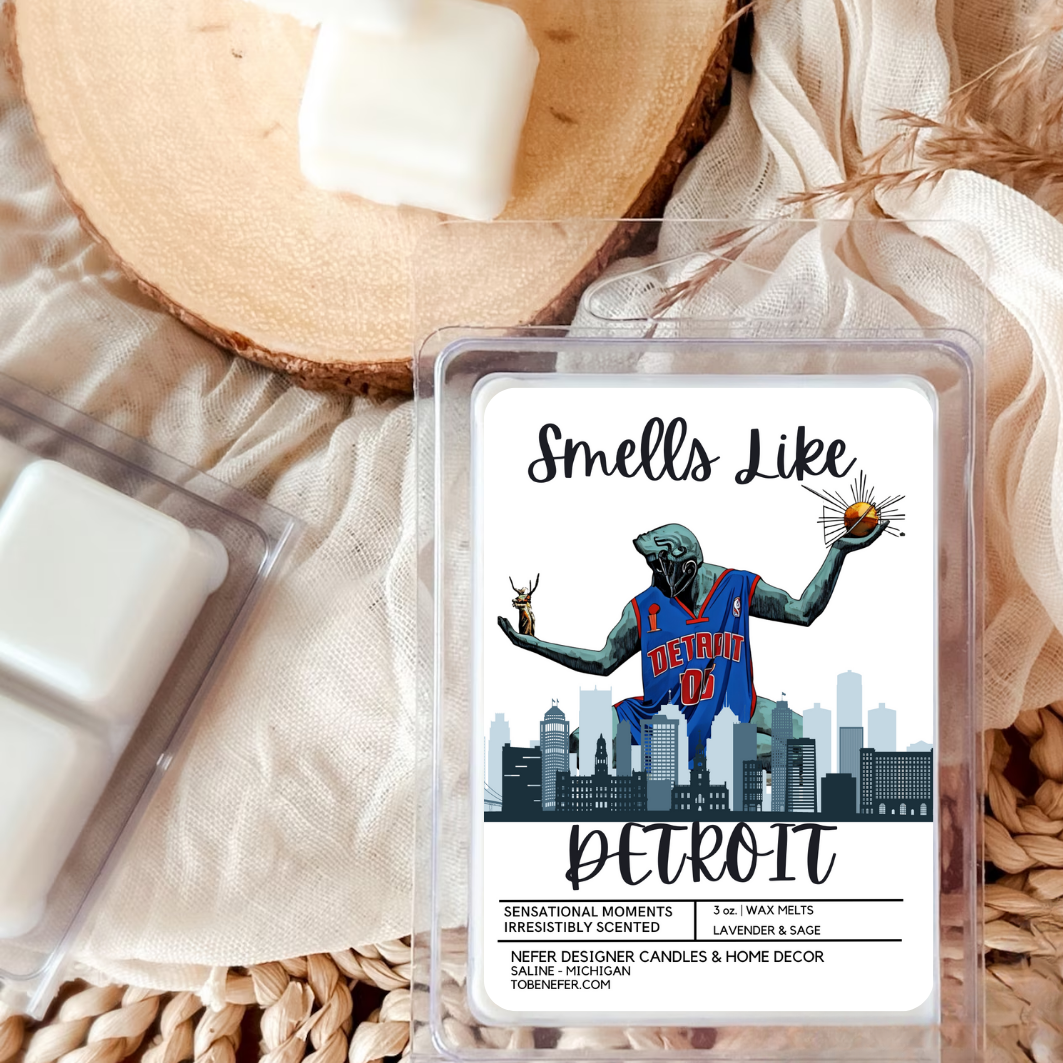 Smells Like Detroit Pistons| City Scented Wax Melts