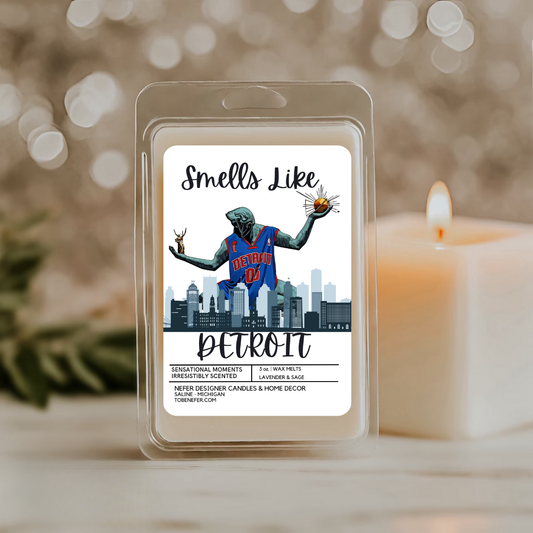 Smells Like Detroit Pistons| City Scented Wax Melts