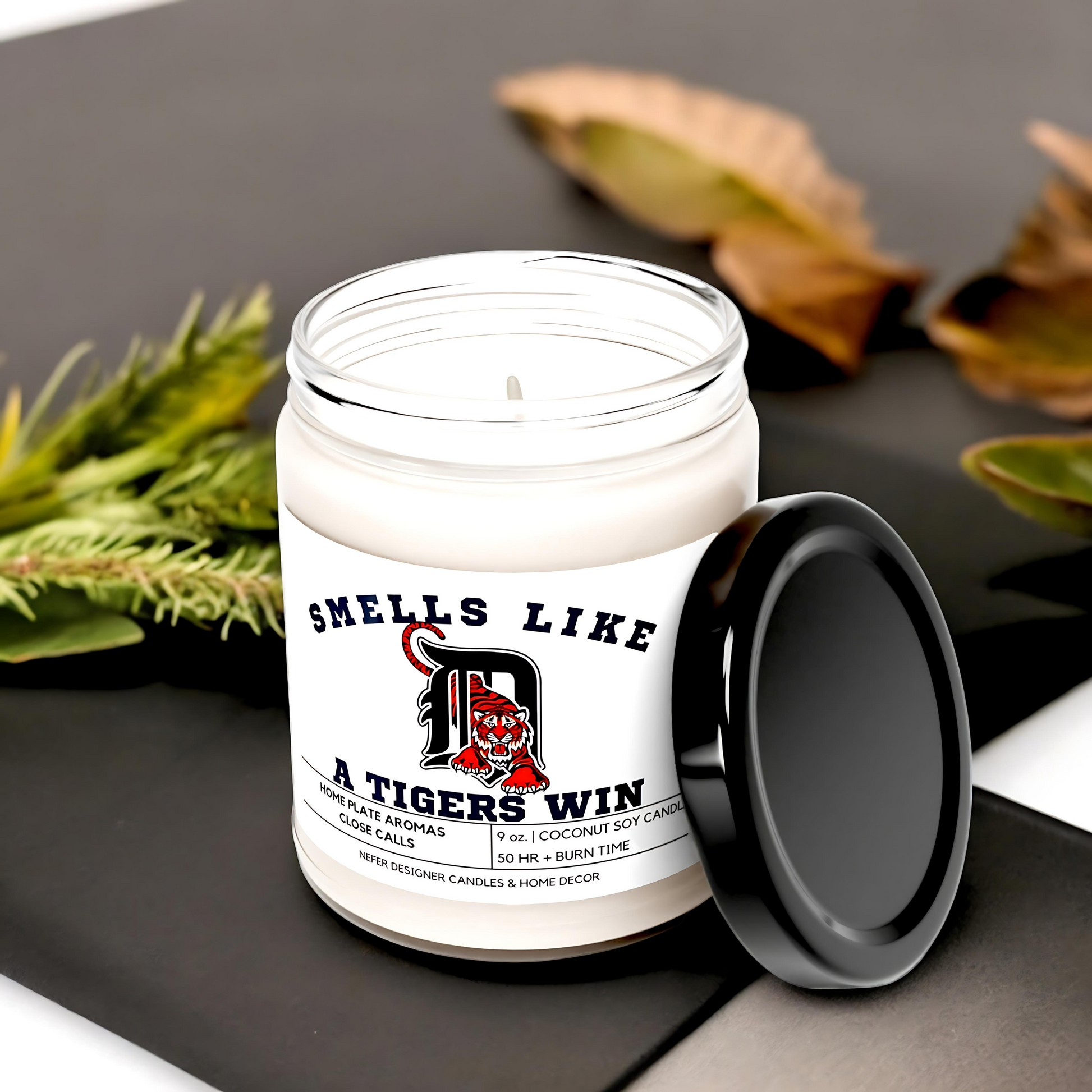  Smells Like a Detroit Tigers Win - Detroit Lucky Game Day Candle