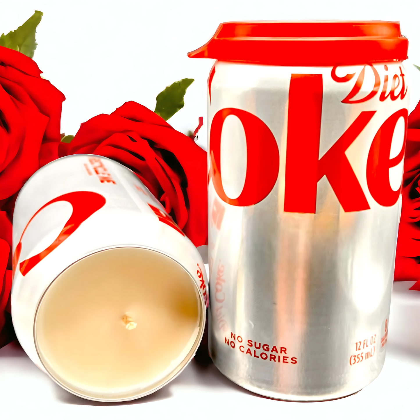 Diet Coke Soda Can Candle
