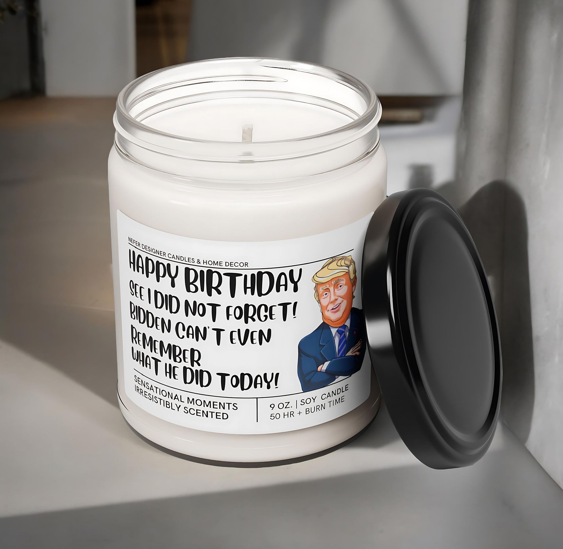 Donald Trump Birthday Cake Candle 