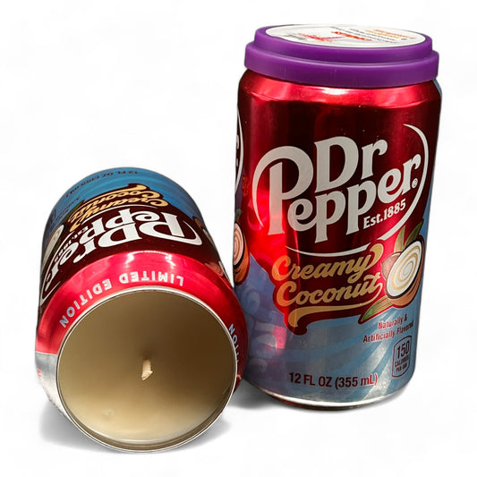 Dr Pepper Creamy Coconut Can Candle