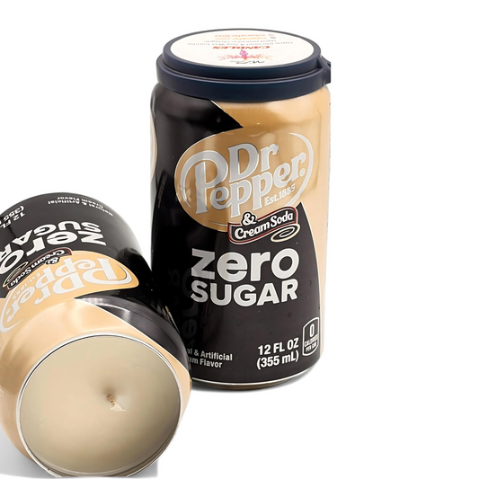 Dr Pepper Creme Soda Zero Sugar Can Candle