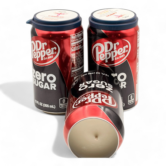Dr Pepper Zero Sugar Can Candle