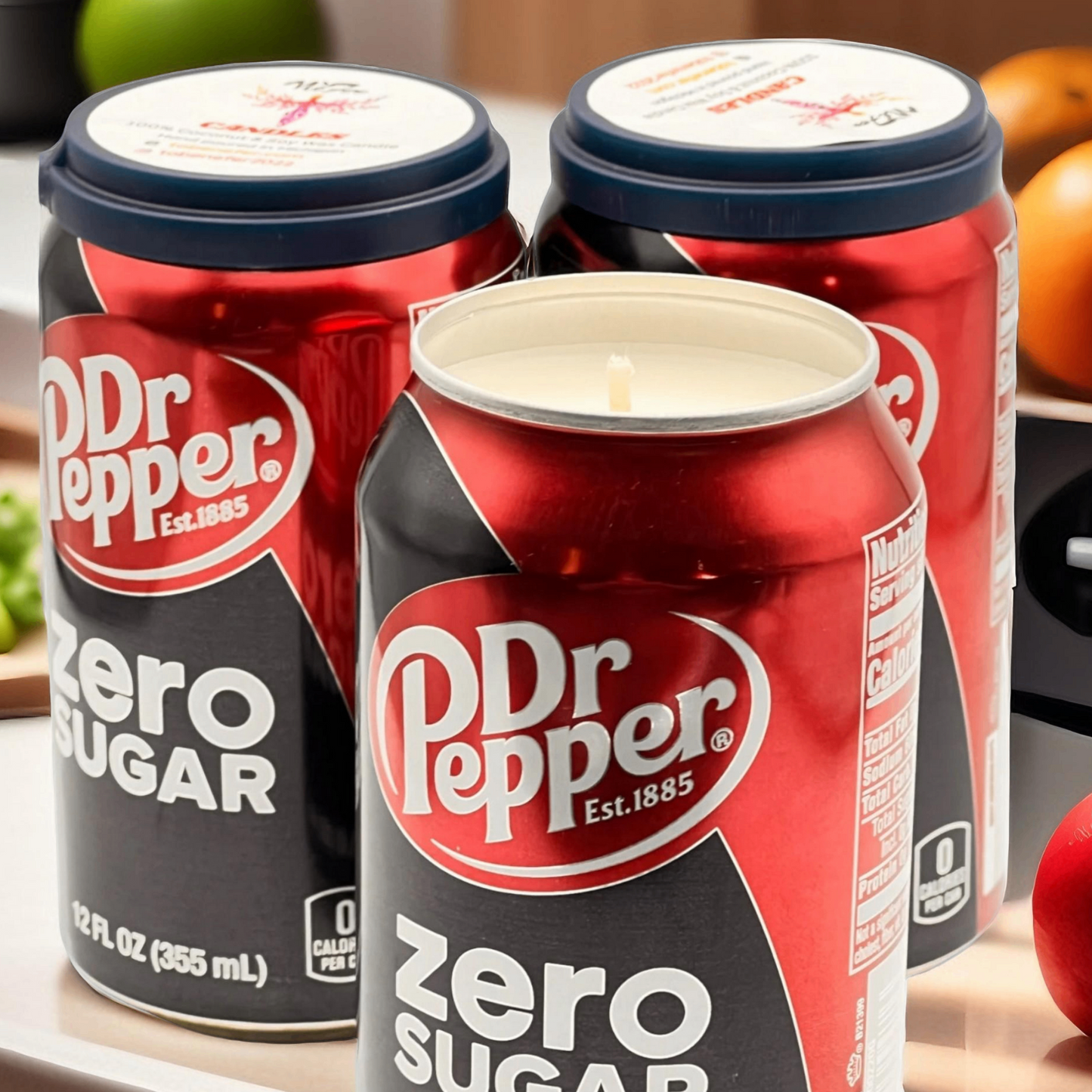 Dr Pepper Zero Sugar Can Candle