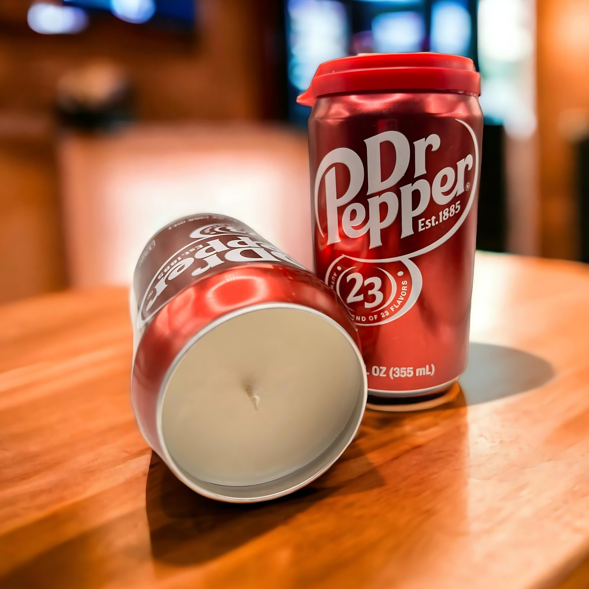 Dr Pepper Can Candle