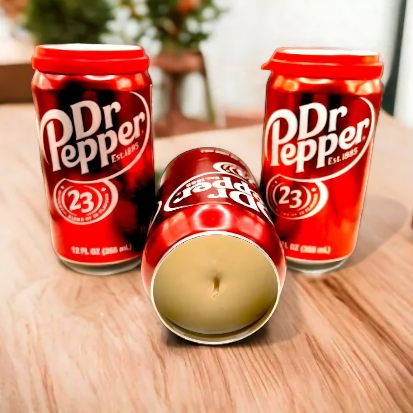 Dr Pepper Can Candle