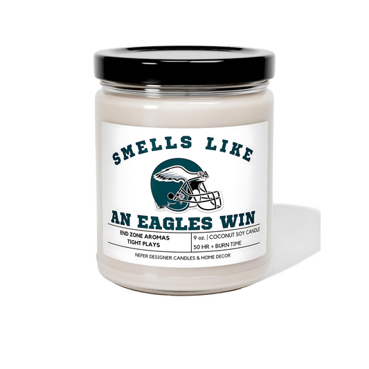 Smells Like a Philadelphia Eagles Win - Philadelphia Lucky Game Day Candle