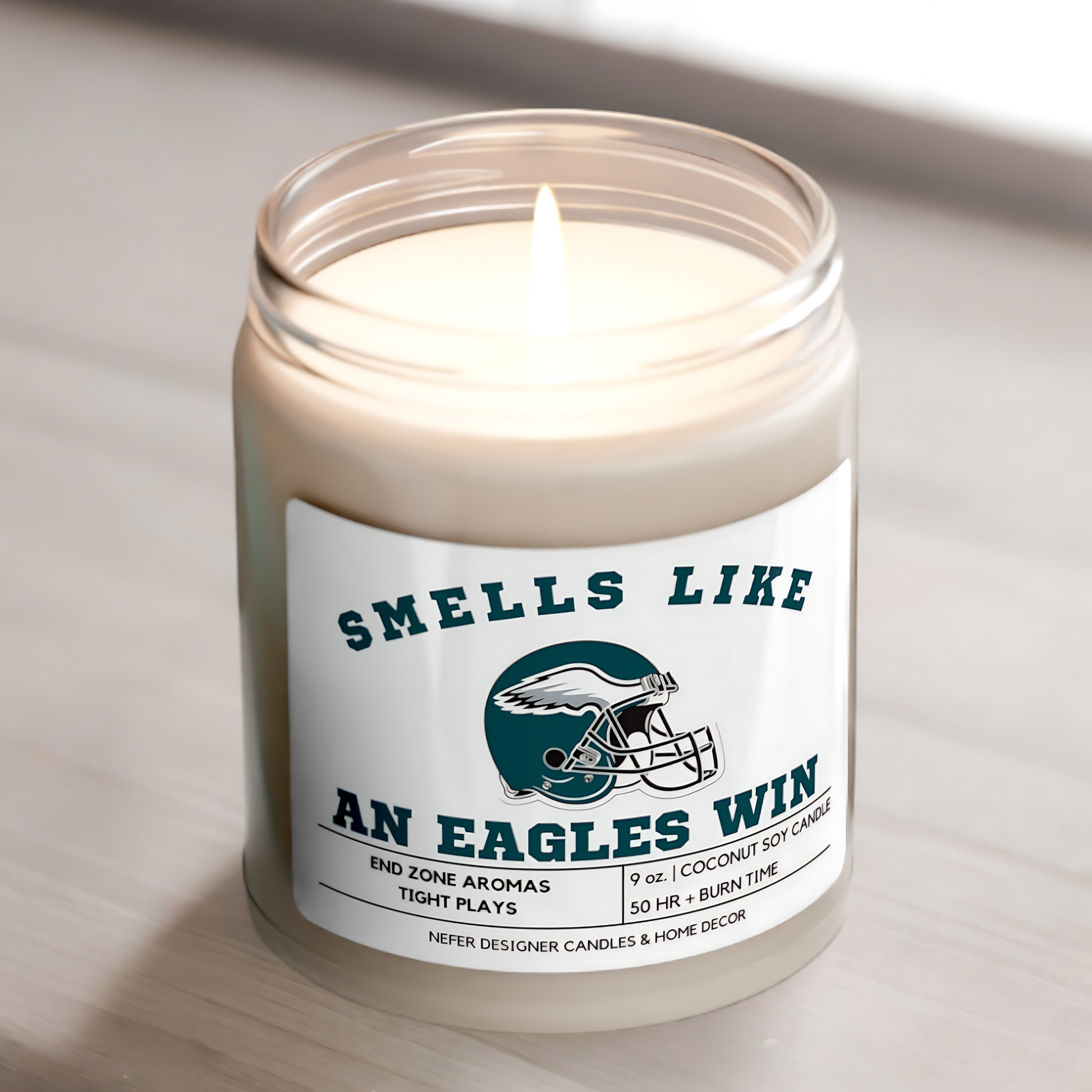 Smells Like a Philadelphia Eagles Win - Philadelphia Lucky Game Day Candle